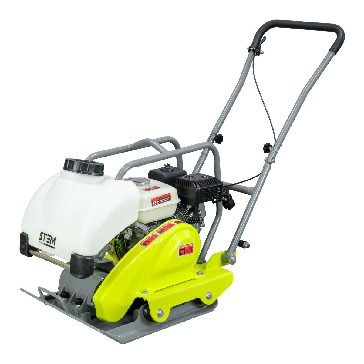 Виброплита STEM Techno SPC-192E (бензиновая, STEM Techno GX200, 4,4 (6,5) кН (л.с.), 78 кг)